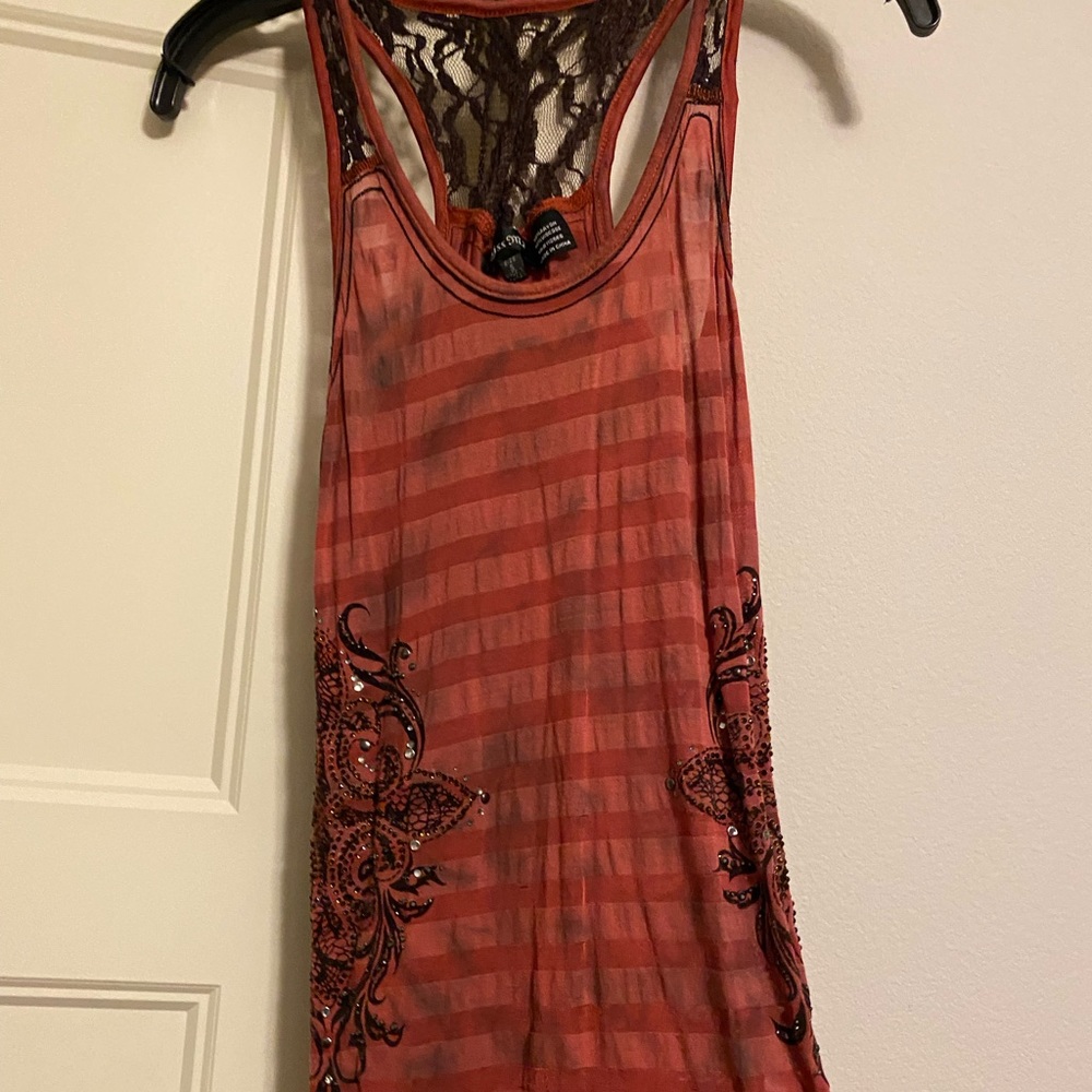 Miss Me tank too size small